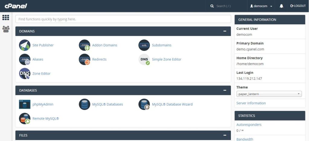 آموزش cPanel