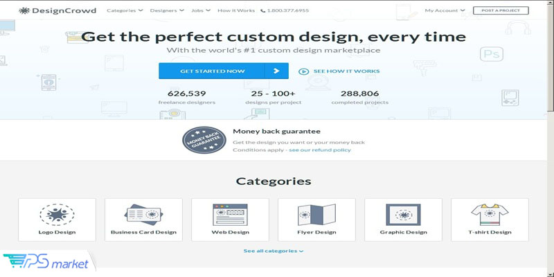 DesignCrowd سایت‌های فریلنسری خارجی برای ایرانیان