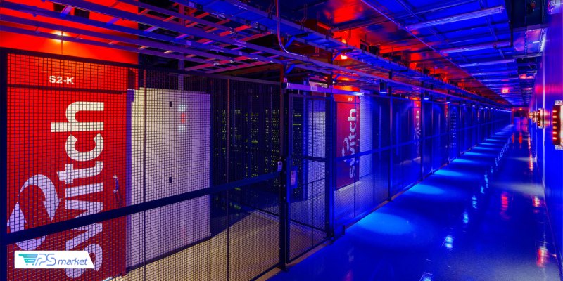 نمای داخلی دیتاسنتر Switch در لاس وگاس