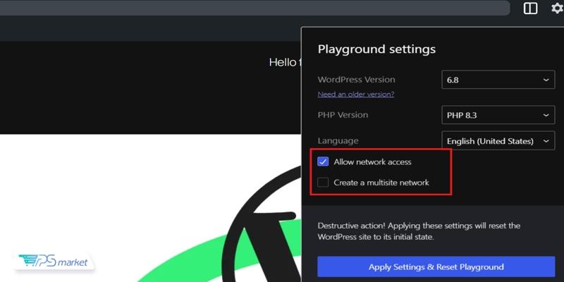 فعال‌سازی امکانات اضافی