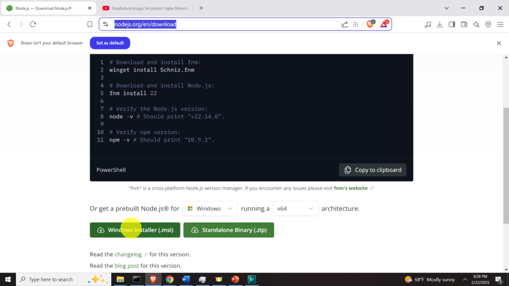 نصب n8n روی ویندوز