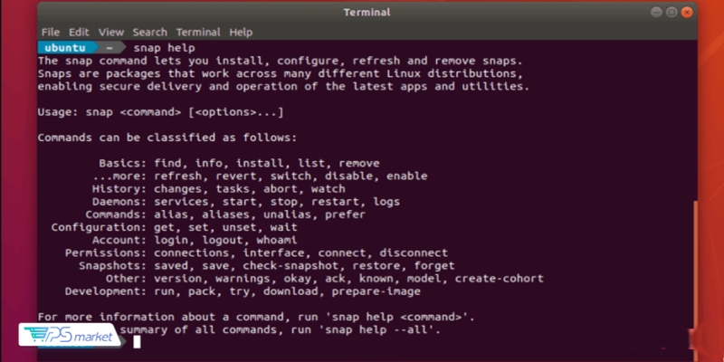 sudo apt install snapd