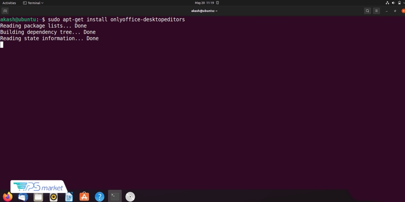 sudo snap install onlyoffice-desktopeditors