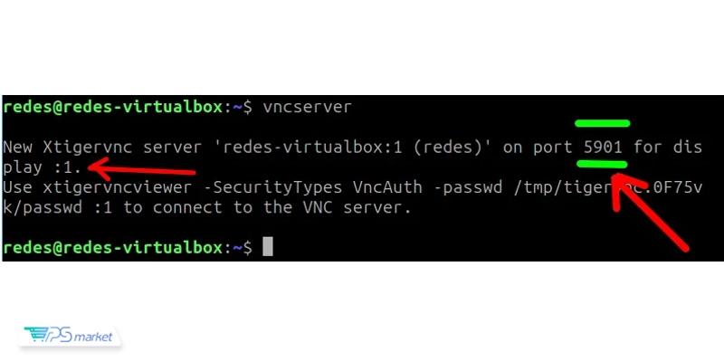 راه‌اندازی VNC Server