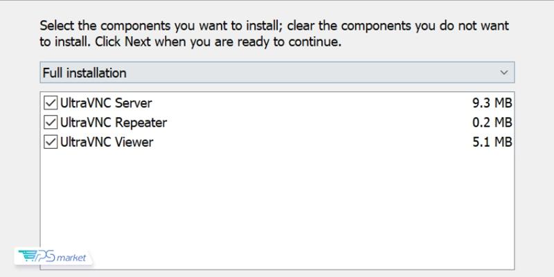 نصب UltraVNC در ویندوز