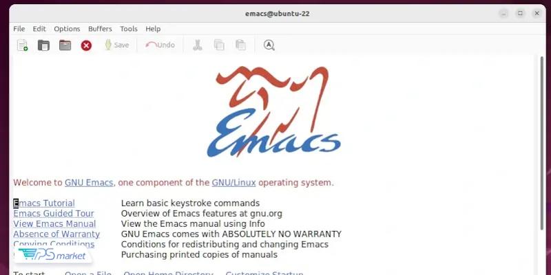 پنجره Emacs