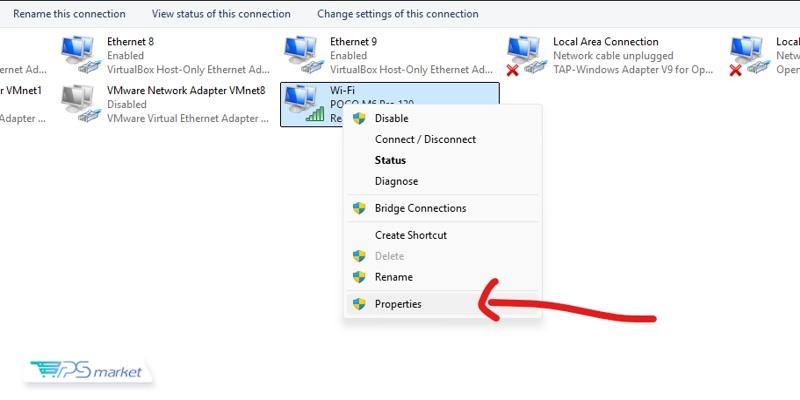 تنظیم DNS در ویندوز برای رفع محدودیت اینترنت ایران 2