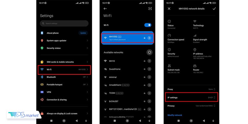 آموزش تغییر DNS در اندروید