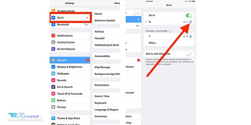 تنظیم DNS در آیفون (iOS)