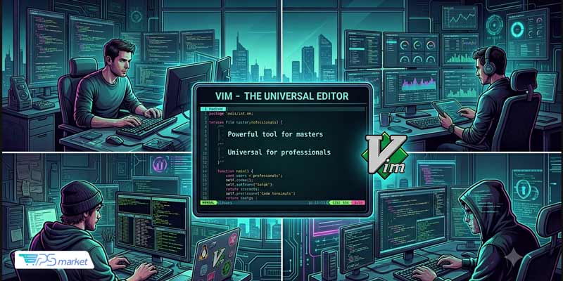 محیط vim